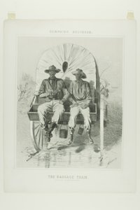 Campaign Sketches: The Baggage Train by Winslow Homer