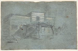 Clapboard Shack by Winslow Homer