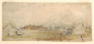 Army Encampment, 1862 by Winslow Homer