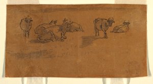 Cows in a Pasture, ca. 1872 by Winslow Homer