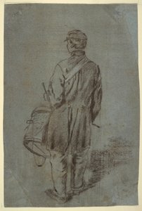 Drummer Seen from the Back, probably 1864 by Winslow Homer