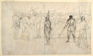 Infantry Rifle Drill, Sickles Regiment, 1862 by Winslow Homer