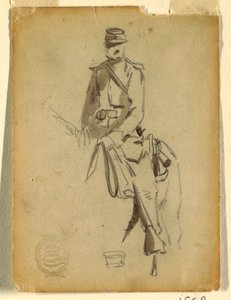 Mounted Cavalry Officer, 1862 by Winslow Homer