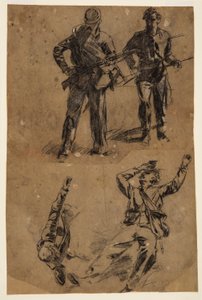 Studies of Soldiers, 1863–65 by Winslow Homer