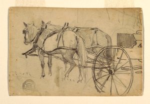 Study for "The Picnic Excursion", 1868 by Winslow Homer