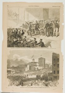 Expulsion of African Americans and Abolitionists from Tremont Temple, Boston, Massachusetts on December 3, 1860