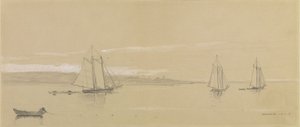 Fishing Fleet at Gloucester by Winslow Homer