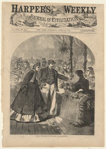 Floral Department of the Great Fair, from Harper by Winslow Homer