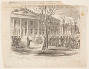 General Thomas Swearing in the Volunteers Called into the Service of the United States at Washington D.C. by Winslow Homer