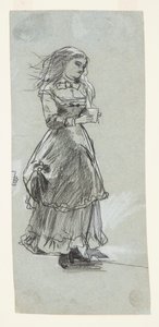 Girl Holding a Drinking Glass by Winslow Homer