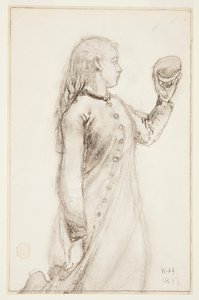 Girl Holding a Shell by Winslow Homer