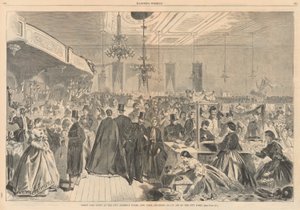 Great Fair Given at the City Assembly Rooms, New York, December 1861, in Aid of the City Poor by Winslow Homer