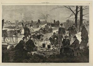 Halt of a Wagon Train
