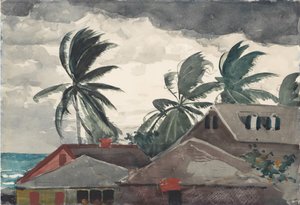Hurricane, Bahamas, 1898 by Winslow Homer