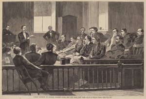 Jurors Listening to Counsel, Supreme Court, New City Hall, New York