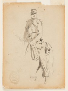 Mounted Cavalry Officer by Winslow Homer
