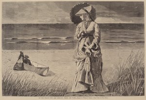 On the Beach - Two are Company, Three are None, published 1872