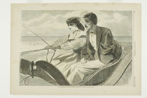 Our Watering Places—The Empty Sleeve at Newport by Winslow Homer