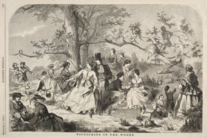 Picnicking in the Woods, 1858