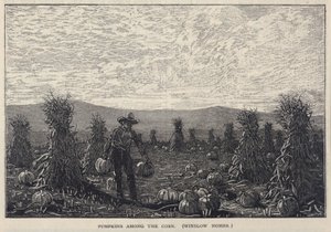 Pumpkins Among the Corn by Winslow Homer