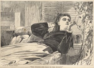 "She Turned her Face to the Window" by Winslow Homer