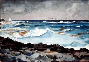 Shore and Surf, Nassau, 1899 by Winslow Homer