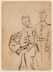 Sketches of Soldiers by Winslow Homer