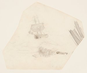 Square Rigger in a Stormy Sea by Winslow Homer