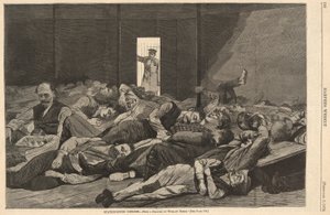 Station-House Lodgers, from Harper by Winslow Homer