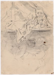 Study for "Army Boots" (verso)