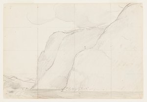Study for "Cape Trinity, Saguenay River" by Winslow Homer