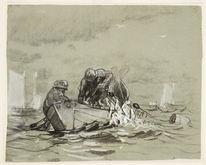 Study for "The Herring Net" by Winslow Homer