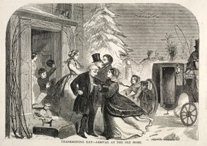 Thanksgiving Day - Arrival at the Old Home, 1858
