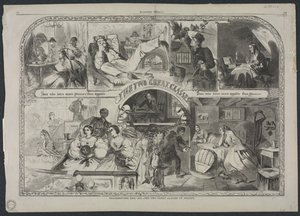 Thanksgiving Day, 1860 - The Two Great Classes of Society by Winslow Homer