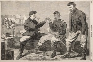 Thanksgiving Day in the Army - After Dinner: The Wish-Bone