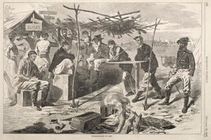 Thanksgiving in Camp, 1862