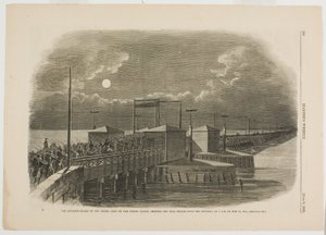 The Advance Guard of the Grand Army of the United States Crossing the Long Bridge over the Potomac at 2 A.M. on May 24, 1861