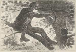The Army of the Potomac--A Sharp-Shooter on Picket Duty by Winslow Homer