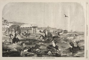 The Baths at Newport, 1858