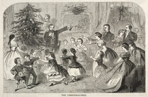 The Christmas Tree, 1858 by Winslow Homer