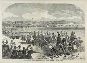 The Grand Review at Camp Massachusetts, Near Concord