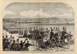 The Grand Review at Camp Massachusetts, Near Concord, September 9, 1859 by Winslow Homer
