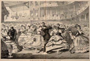 The Great Russian Ball at the Academy of Music, November 5, 1863 by Winslow Homer