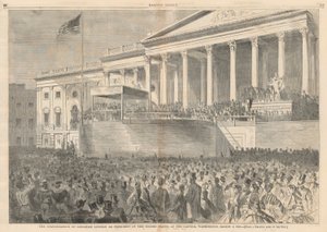 The Inauguration of Abraham Lincoln as President of the United States, at the Capitol, Washington, March 4, 1861