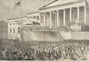 The Inauguration of Abraham Lincoln as President of the United States, at the Capitol, Washington, March 4, 1861 by Winslow Homer