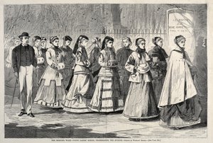 The Morning Walk - Young Ladies School Promenading the Avenue, 1868 by Winslow Homer