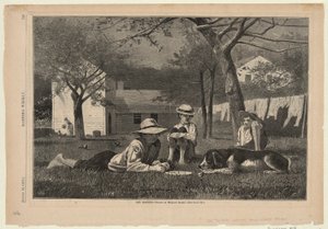 The Nooning, from Harper by Winslow Homer