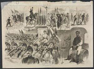 The Songs of the War, 1861 by Winslow Homer