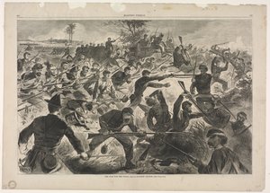 The War for the Union, 1862 - A Bayonet Charge by Winslow Homer