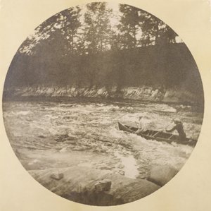 Thomas Johnston Homer II and Fred Collins Canoeing by Winslow Homer
